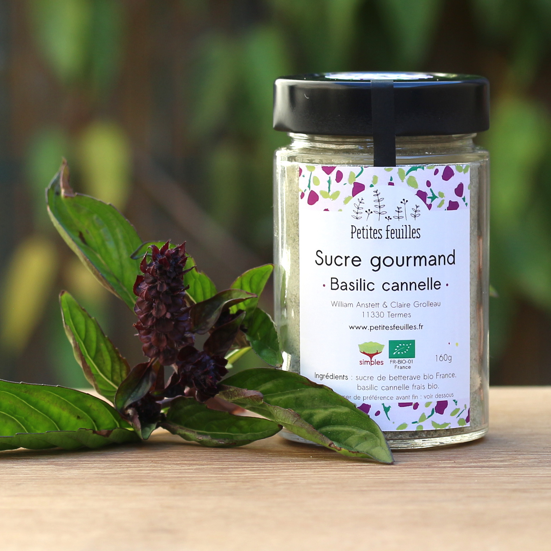 Sucre gourmand - Basilic cannelle