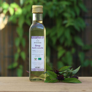Sirop de basilic cannelle
