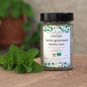 Sucre gourmand - Menthe verte