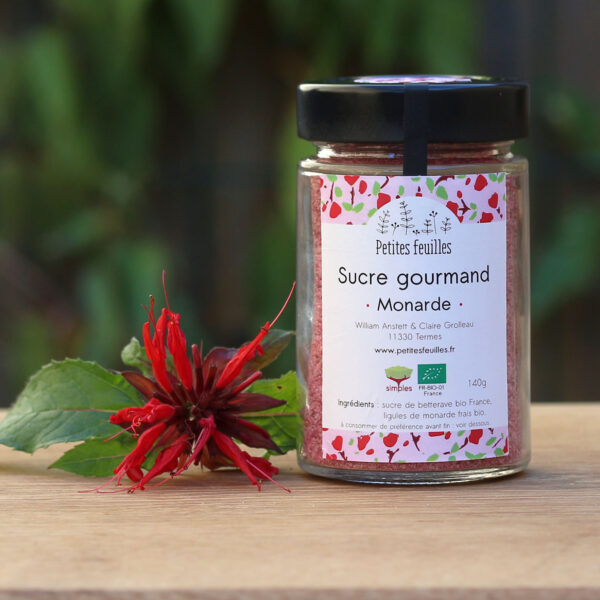 Sucre gourmand - Monarde rouge