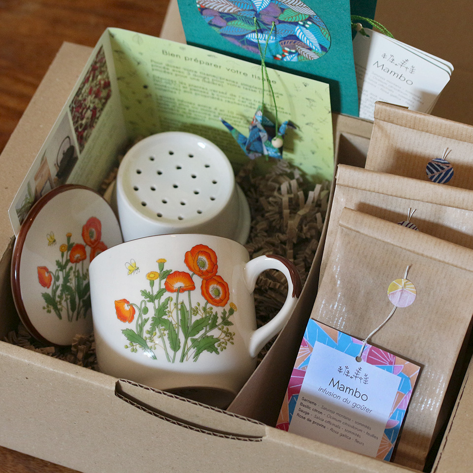 Coffret tisanière n°9 - Bouquet coquelicot – Image 2