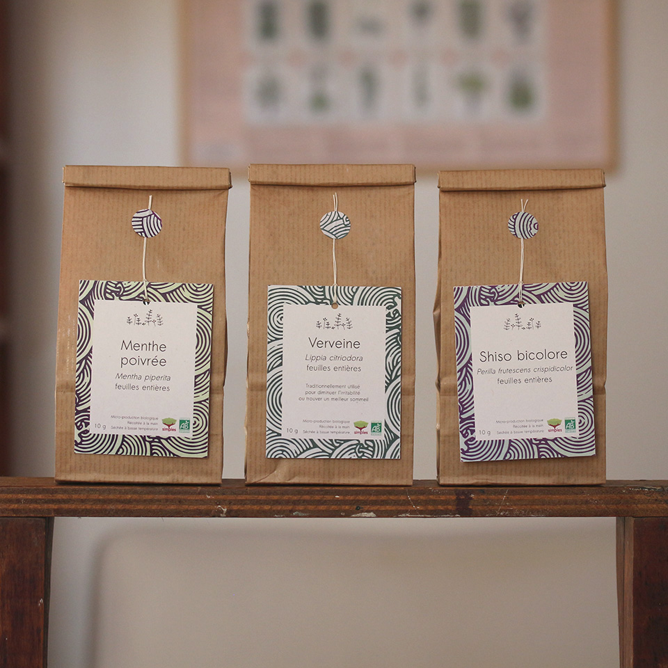 Coffret tisanière n°4 - Bouquet bleu, rose et jaune – Image 7